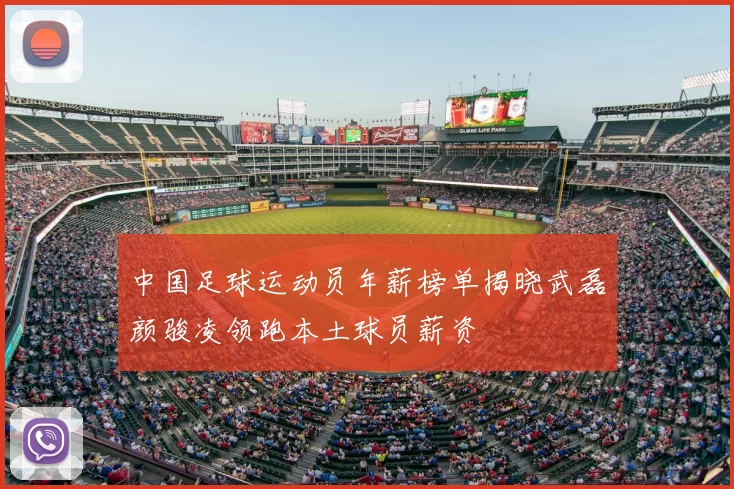 中国足球运动员年薪榜单揭晓武磊颜骏凌领跑本土球员薪资